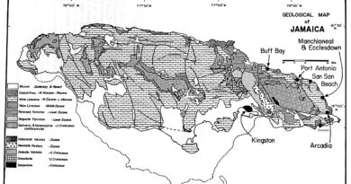 Jamaican geology Map